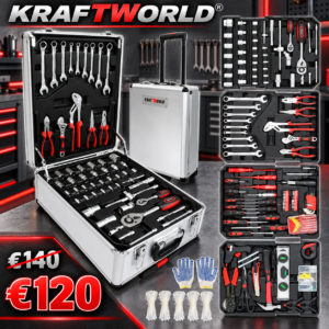 Tool Box 1200 pieces - wrenches, ratchet, pliers, screwdrivers