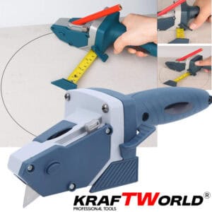 Gypsum board/Drywall and Wood Cutting Tool with Tape Measure and Pencil