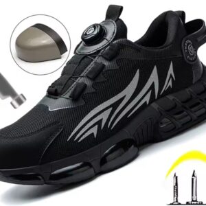 Safety work shoes with metal toe cap - model 017