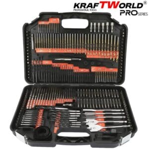 Alternative view of Bit and Drill Set – 246 Pieces in a Case | HSS + Wood + Masonry