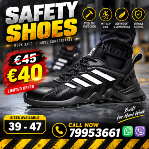 Safety work shoes with metal toe cap - model 016