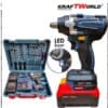 Impact Wrench- Cordless 36V 8Ah – 850Nm + Case and 35 Parts!