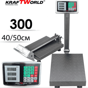 Electronic platform scale – up to 300 kg, platform 40×50 cm Electronic platform scale – up to 300 kg, platform 40×50 cm