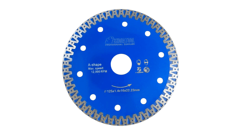 Diamond blade for cutting tiles, faience, terracotta, granite, porcelain A – Shape 125mm Diamond blade for cutting tiles, faience, terracotta, granite, porcelain A - Shape 125mm