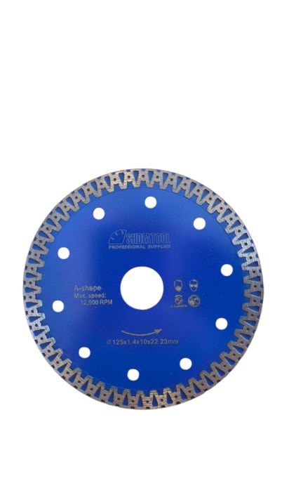 Diamond blade for cutting tiles, faience, terracotta, granite, porcelain A – Shape 125mm Diamond blade for cutting tiles, faience, terracotta, granite, porcelain A - Shape 125mm - Image 3