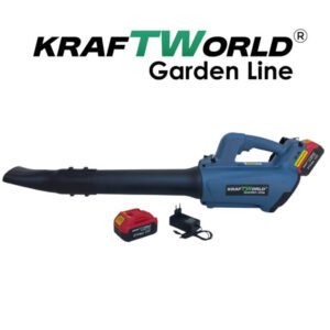 Leaf blower- Cordless KraftWorld 21V, 2×4Ah