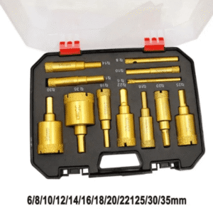 Alternative view of Diamond bits, core drill Set of  12 pieces