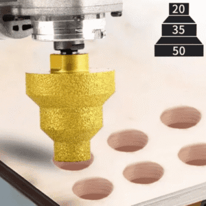 Step diamond drill bit