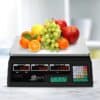 Electronic scale up to 40 kg – Scale with metal plate, with memory for up to 7 items