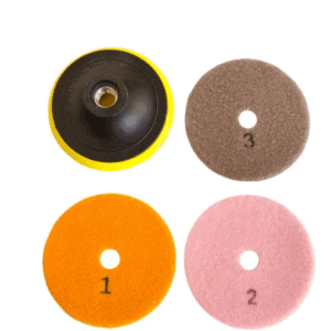 Alternative view of Diamond Sandpapers for Polishing Tiles, stone, ceramics, glass-Set of 3 pcs