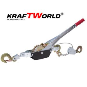 Winch 2t  – with steel rope and 2 hooks