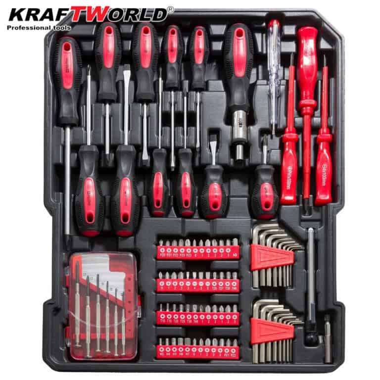 Screwdriver Rachet Box Tool Box 1200 pieces - wrenches, ratchet, pliers, screwdrivers ...