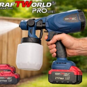 Paint spray gun Cordless KraftWorld 21V 800 ml
