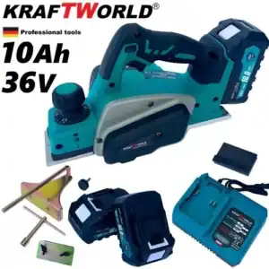 Beam Planer Cordless KraftWorld 36V 10Ah 2pcs batteries