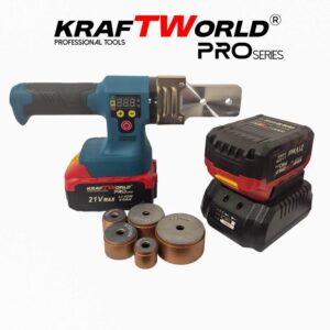 Soldering iron / glue gun for PPR pipes Cordless KraftWorld 21V with display Soldering iron / glue gun for PPR pipes Cordless KraftWorld 21V with display