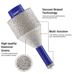 Diamond core bit for drilling tiles, faience, terracotta, granite, porcelain SHDIATOOL