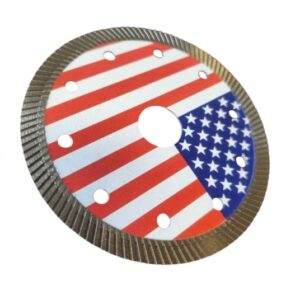 Alternative view of Diamond blade-Turbo for cutting granite tiles-125mm