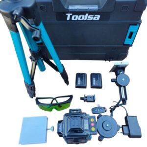 Laser level - 4D + tripod up to 100cm