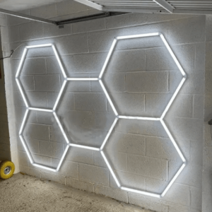 Alternative view of Led lighting honeycomb -170x240 cm