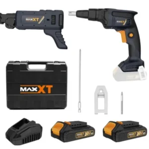 Drywall screwdriver, 2 batteries MAXXT