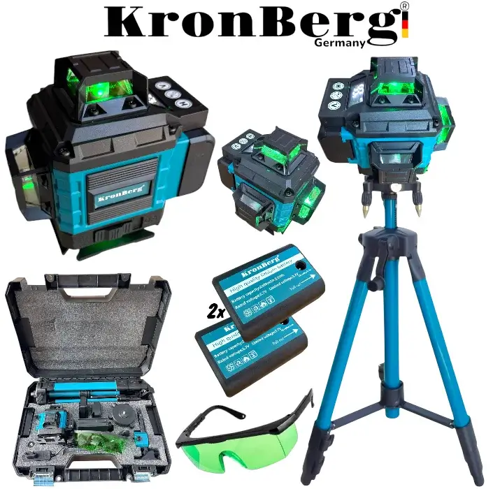 Laser 4D Level 16 lines with Display KRONBERG 2 Batteries and Case Laser 4D Level 16 lines with Display KRONBERG 2 Batteries and Case - Image 2